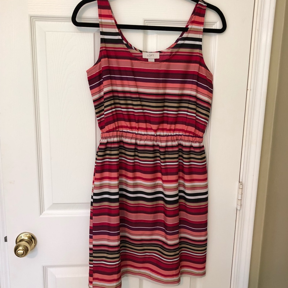 Loft striped dress